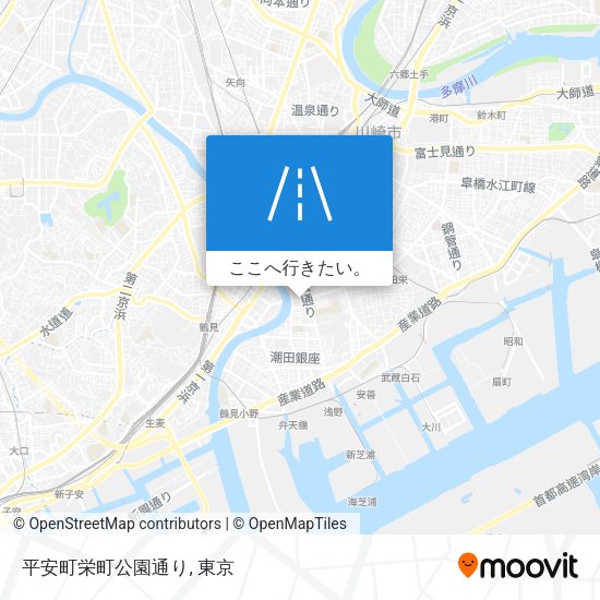 平安町栄町公園通り地図