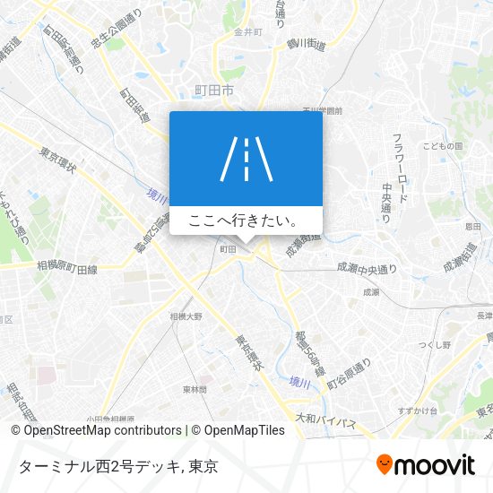 ターミナル西2号デッキ地図