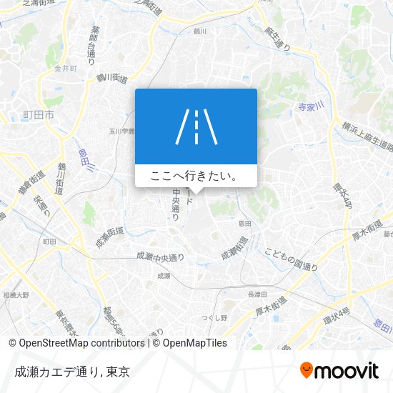 成瀬カエデ通り地図