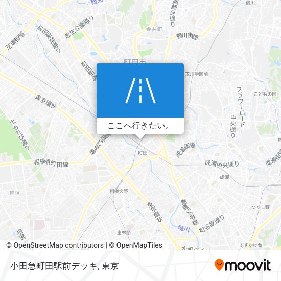 小田急町田駅前デッキ地図