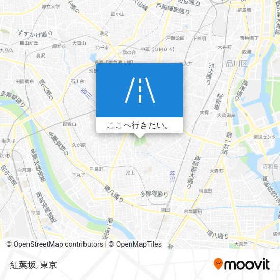 紅葉坂地図