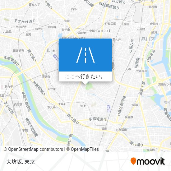 大坊坂地図