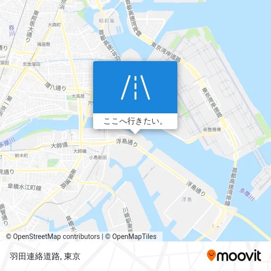 羽田連絡道路地図