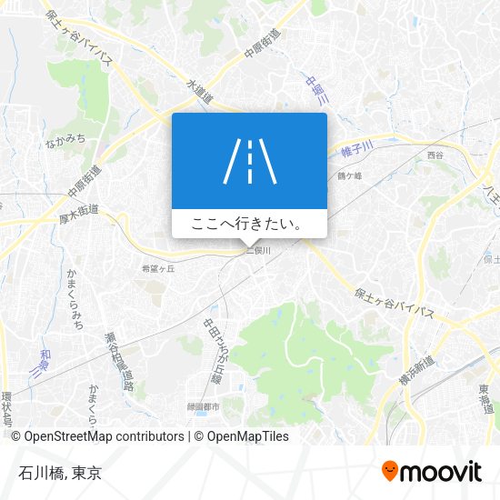 石川橋地図