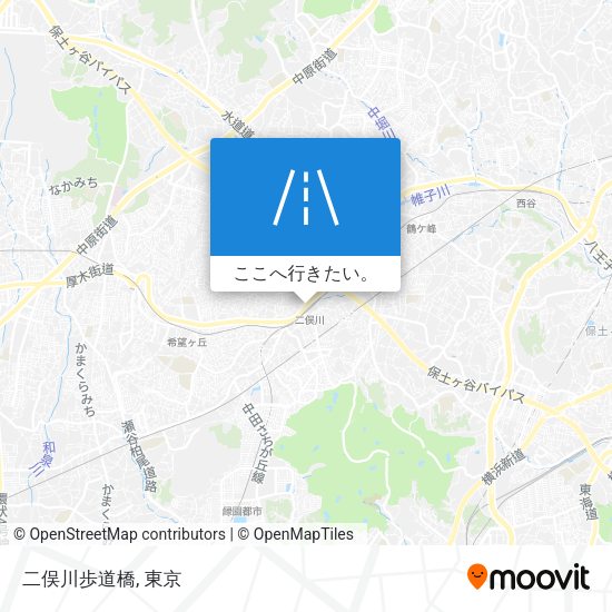 二俣川歩道橋地図