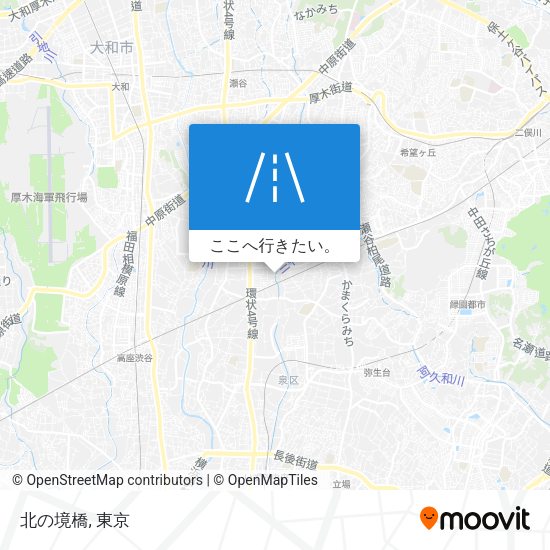 北の境橋地図