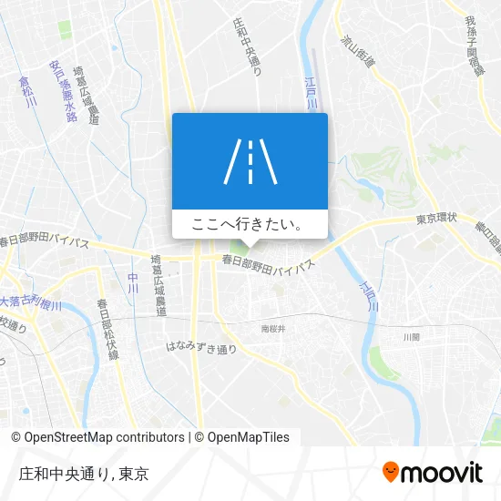 庄和中央通り地図