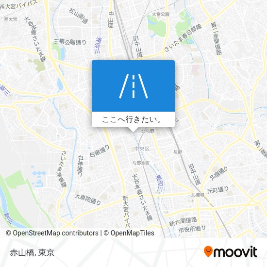 赤山橋地図