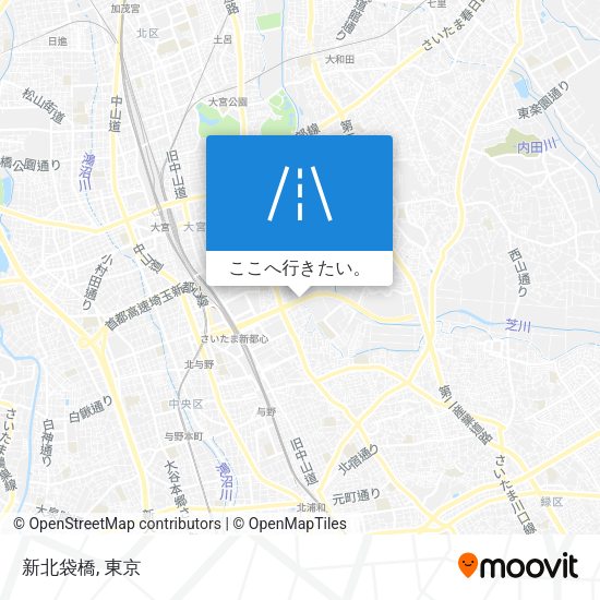 新北袋橋地図