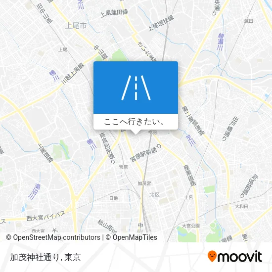 加茂神社通り地図