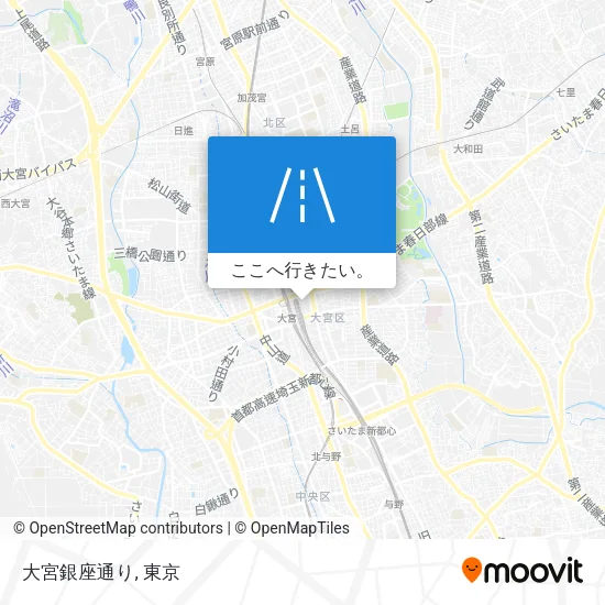 大宮銀座通り地図