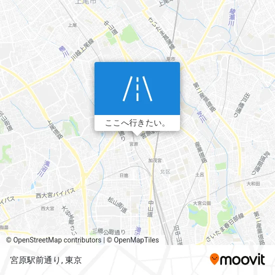 宮原駅前通り地図