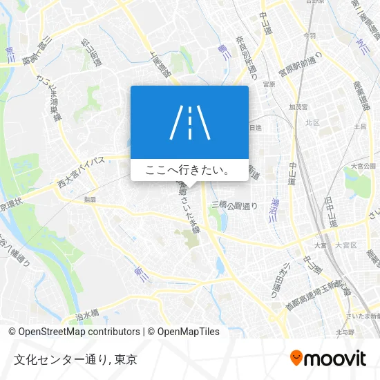 文化センター通り地図
