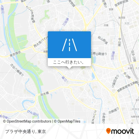 プラザ中央通り地図