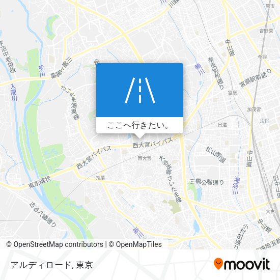 アルディロード地図