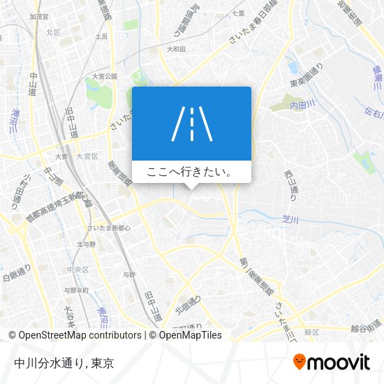 中川分水通り地図
