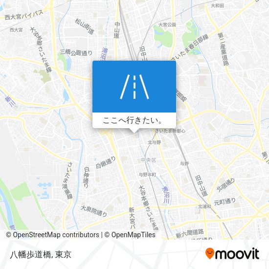 八幡歩道橋地図