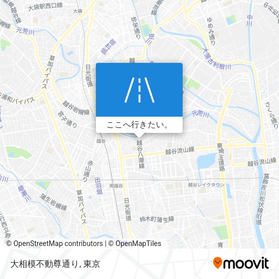 大相模不動尊通り地図