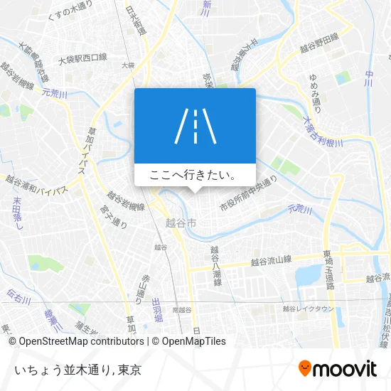 いちょう並木通り地図