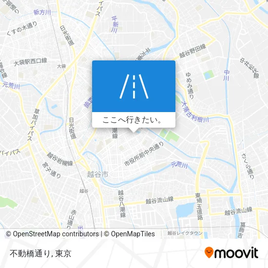 不動橋通り地図