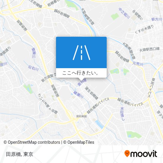 田原橋地図