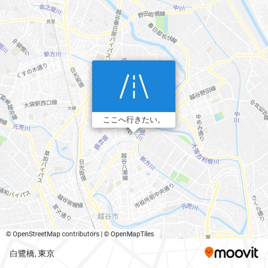 白鷺橋地図