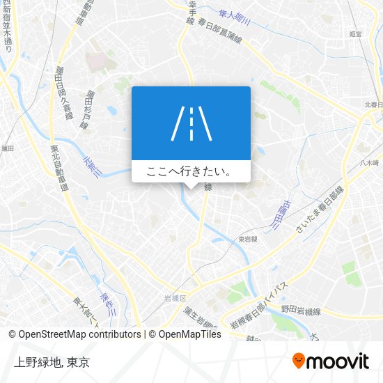 上野緑地地図