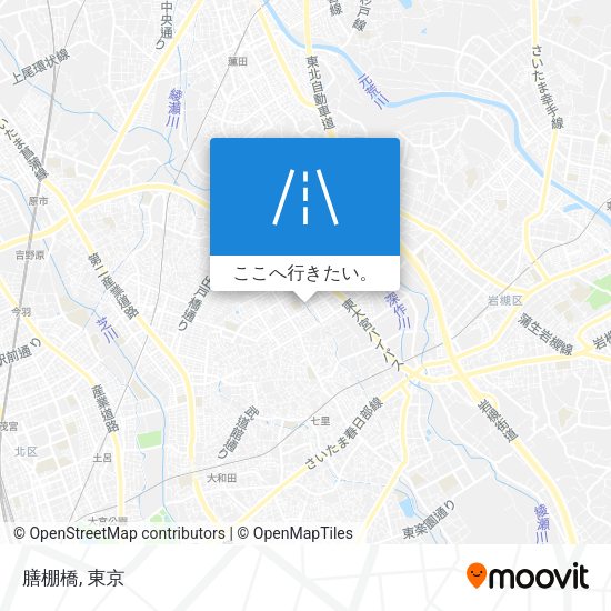 膳棚橋地図