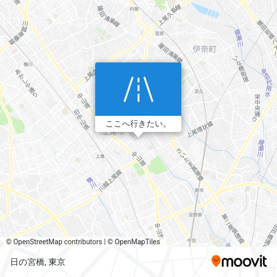 日の宮橋地図