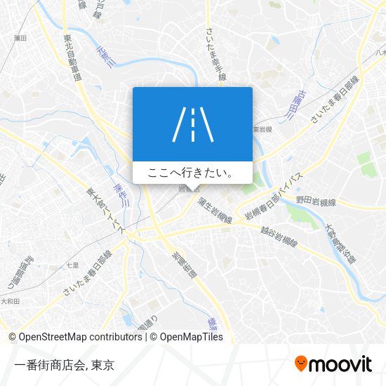 一番街商店会地図