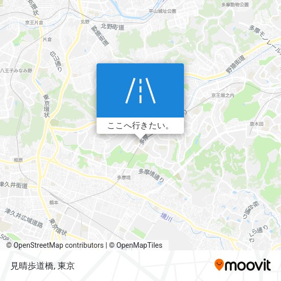 見晴歩道橋地図