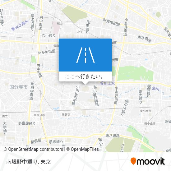 南堀野中通り地図