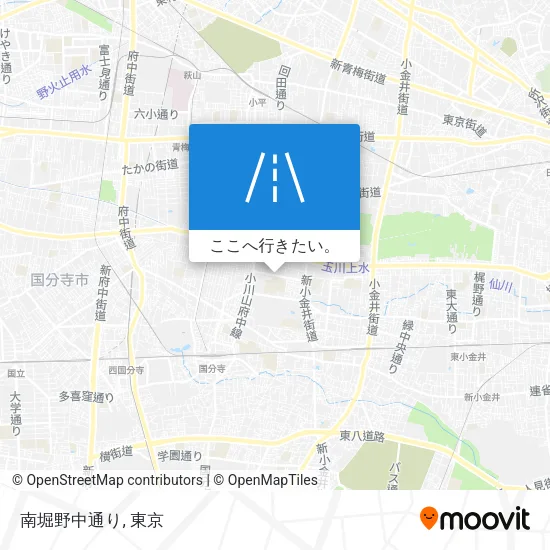 南堀野中通り地図
