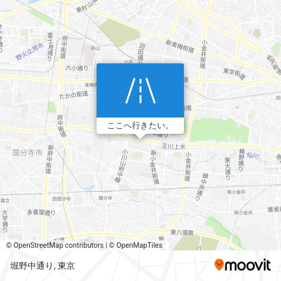 堀野中通り地図