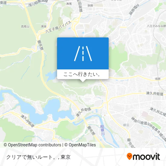 クリアで無いルート。地図