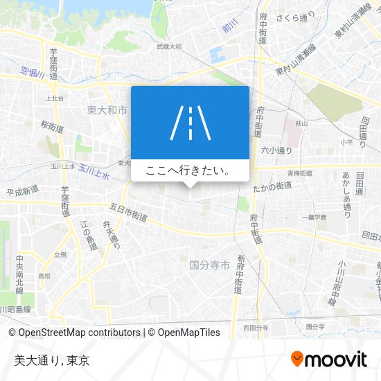美大通り地図