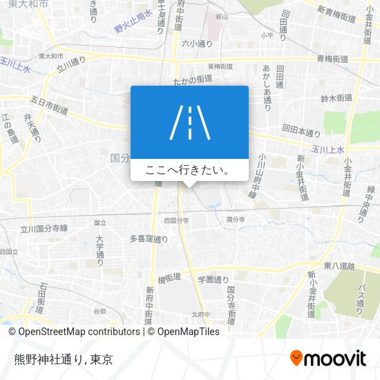 熊野神社通り地図