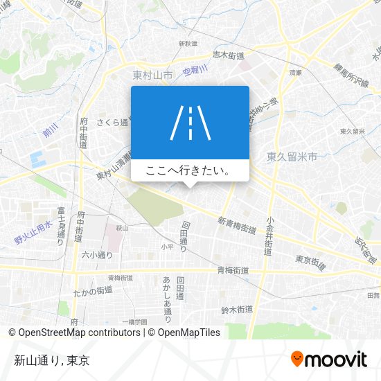 新山通り地図