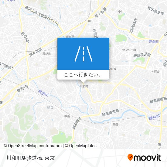 川和町駅歩道橋地図