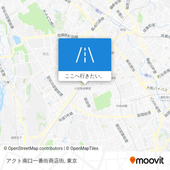 アクト南口一番街商店街地図