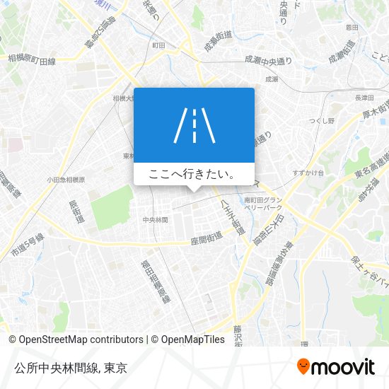 公所中央林間線地図