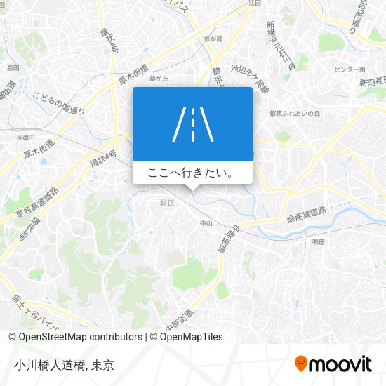 小川橋人道橋地図