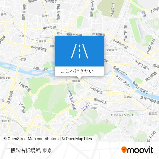 二段階右折場所地図