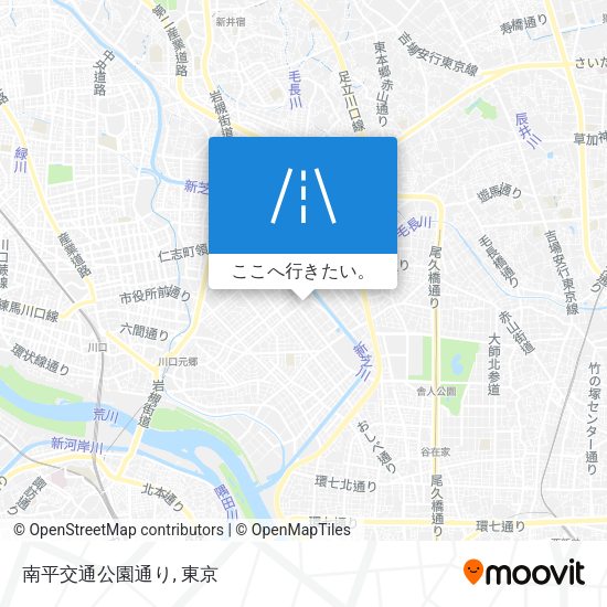 南平交通公園通り地図