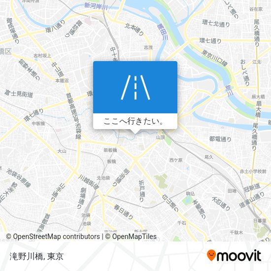 滝野川橋地図