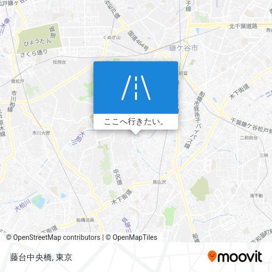 藤台中央橋地図