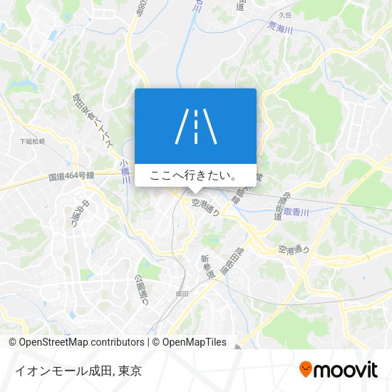 イオンモール成田地図