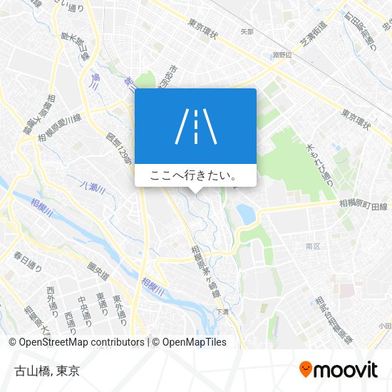 古山橋地図
