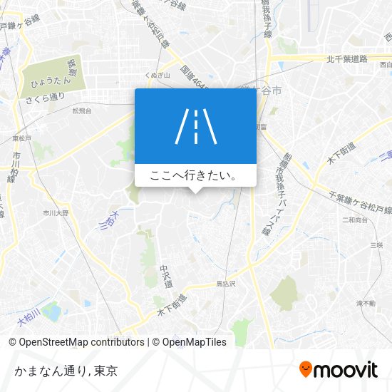 かまなん通り地図