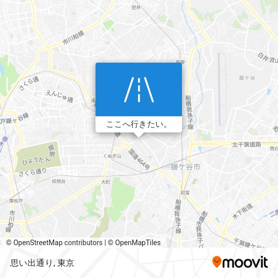 思い出通り地図